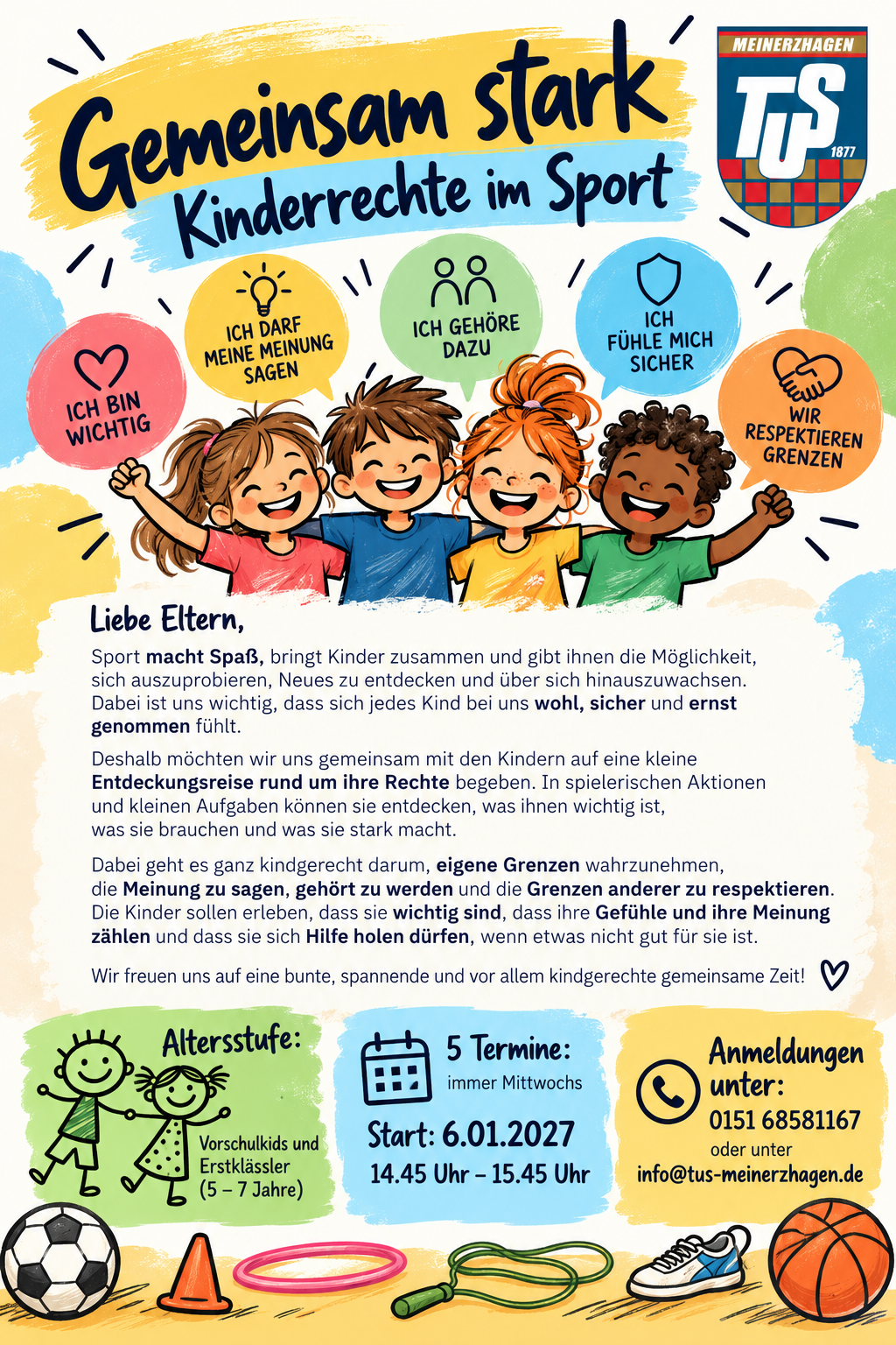 Gemeinsam stark – Kinderrechte im Sport